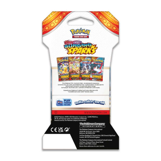Surging Sparks Sleeved Booster Pack (10 Cards)