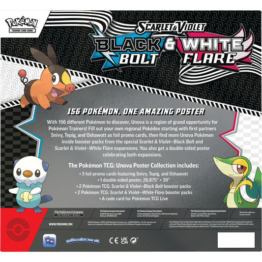 Black Bolt & White Flare Unova Poster Collection